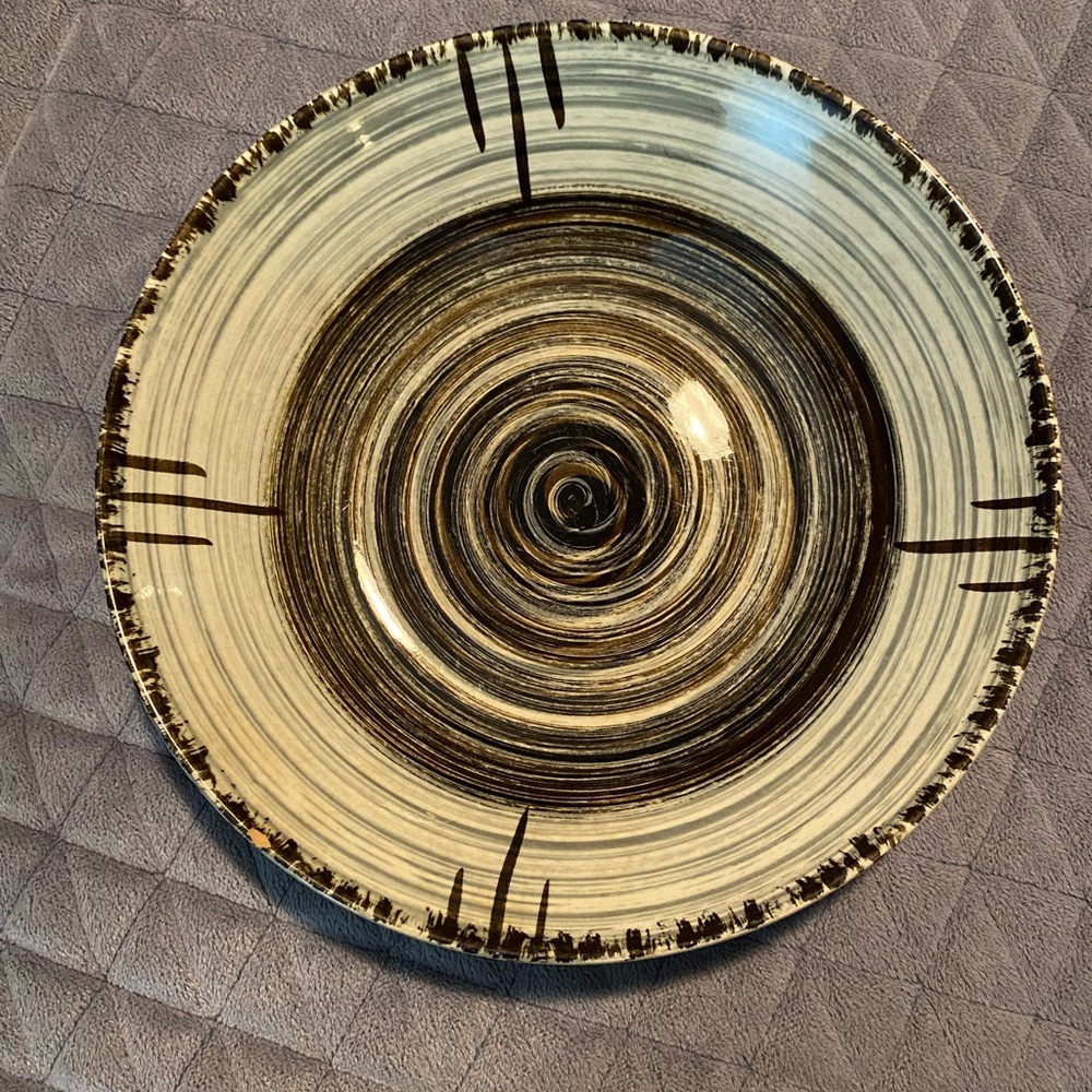 🖤Stunning Vintage Stetson China 9” Whirlpool Serving Bowl🖤